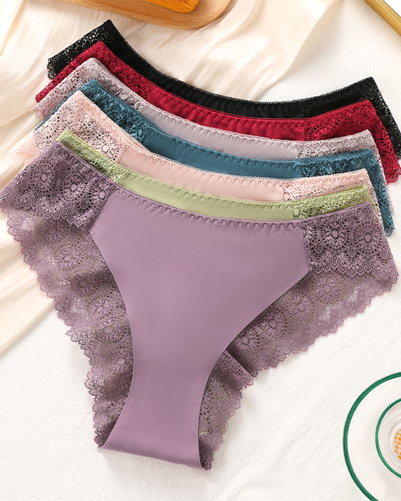 Damen-Unterwäscheset Mit Kontrastspitze