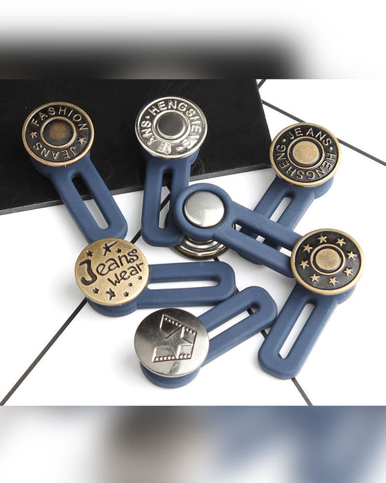 Federbelasteter Metall-Taillenverlängerungs-Knopf Für Jeans