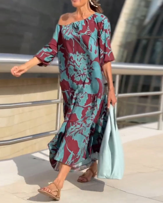 Kleid Gedruckt Bohème