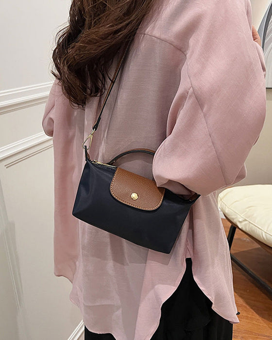Tasche Damen Einfach Klappe Crossbody