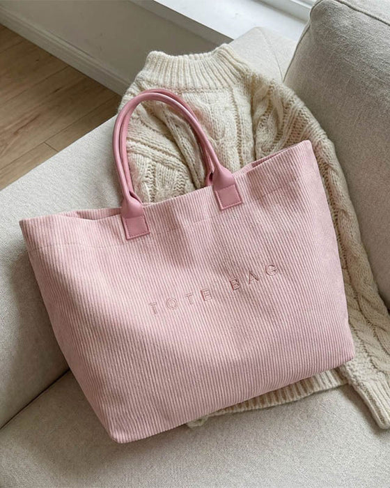 Tasche Buchstabendruck Tote