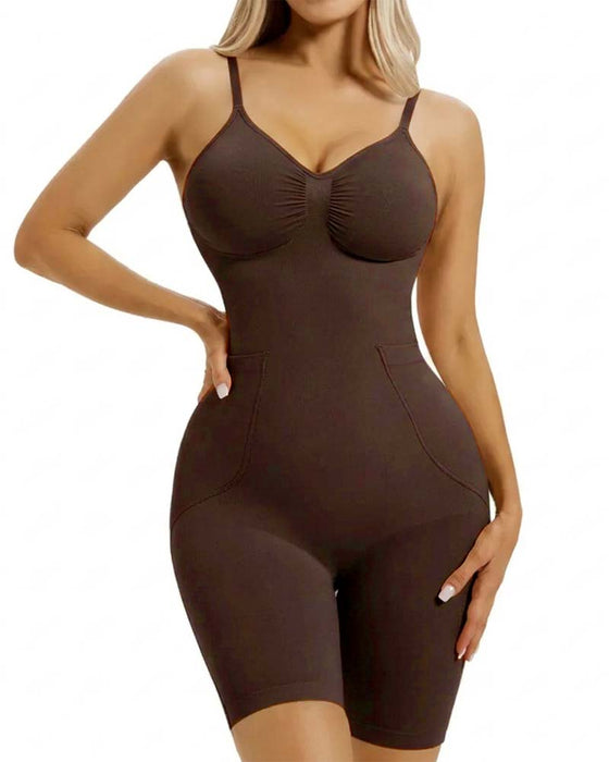 Bodysuit Rückenverschluss Schöner Rücken Formend