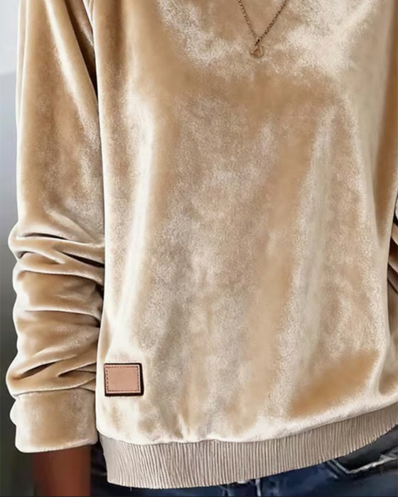 Sweatshirt rundhals modisch
