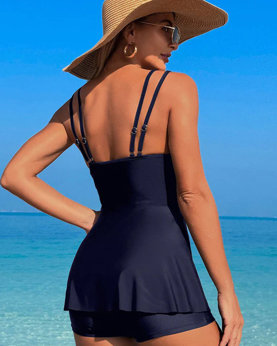 Tankini Sexy Blasses Mesh Patchwork