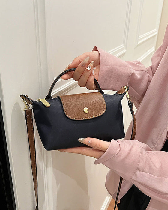 Tasche Damen Einfach Klappe Crossbody