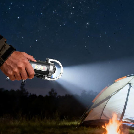 Wiederaufladbare Mini-Taschenlampe Schlüsselanhänger