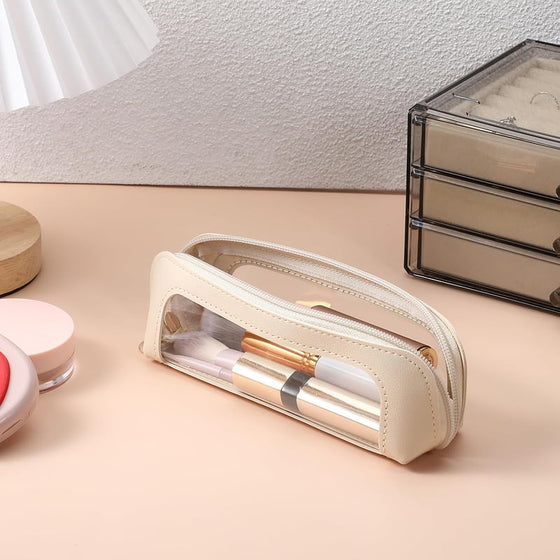 Kleine Transparente Make-Up-Tasche