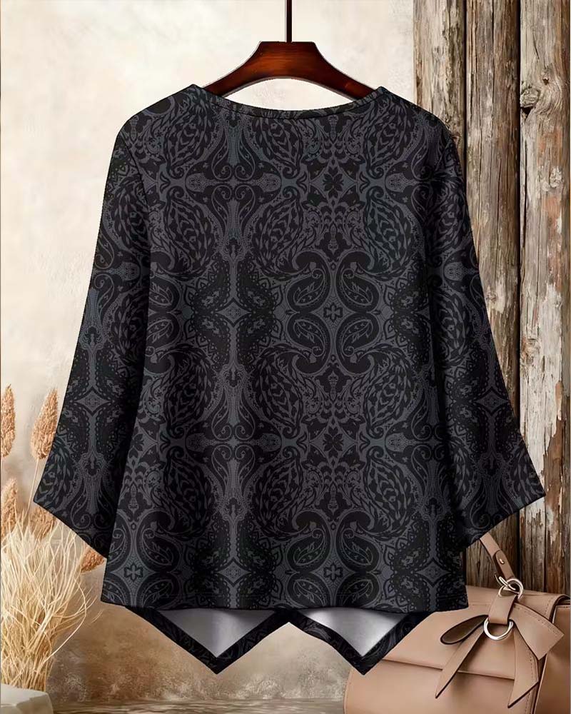 Top Kreuz Unregelmäßig Druck