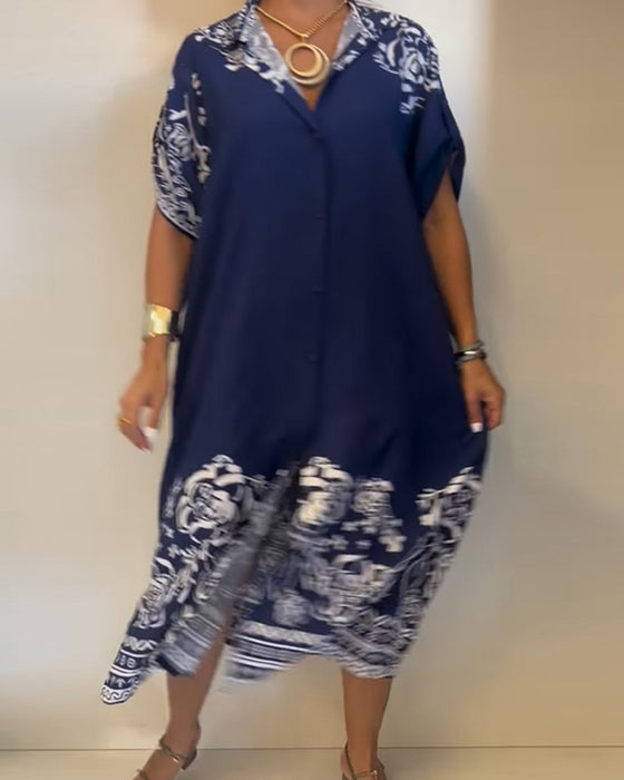 Kleid mit Blumendruck