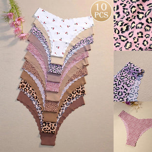Gedrucktes Unterwäsche‑Set 10‑Teilig