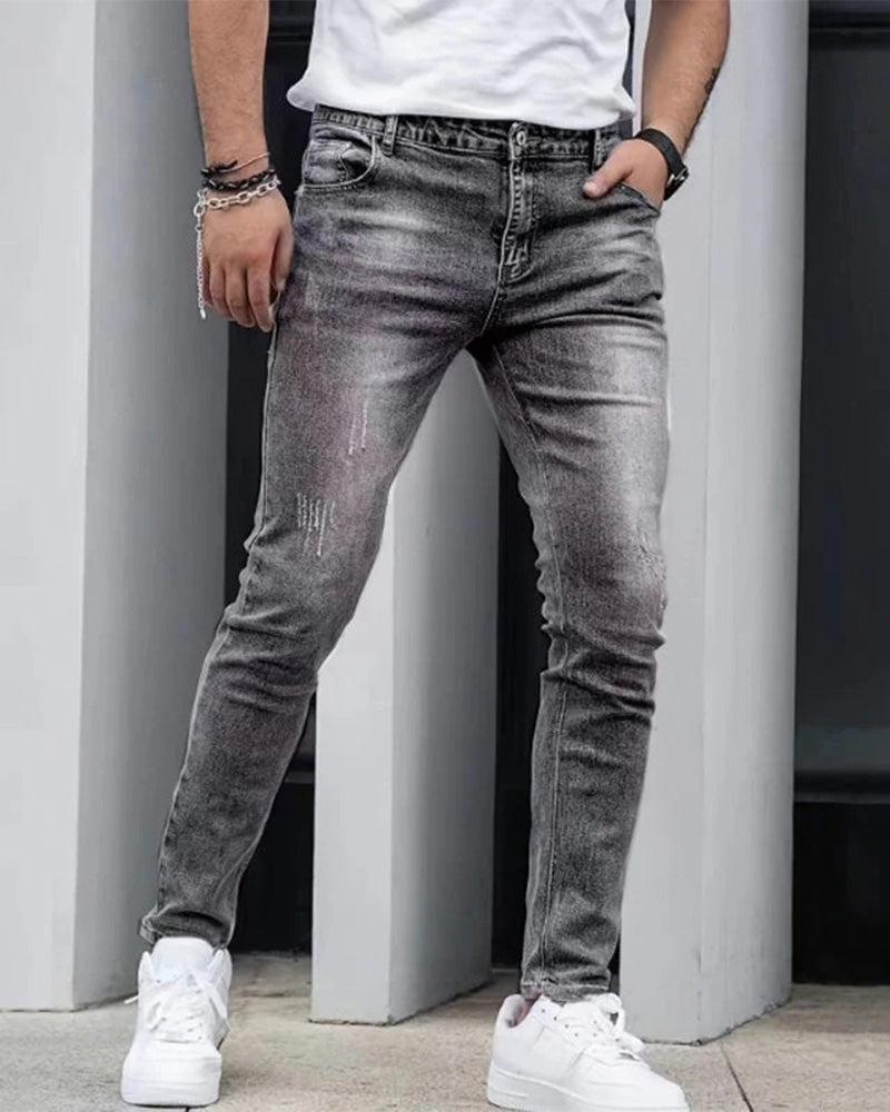 Jeans Herren Lässig Uni