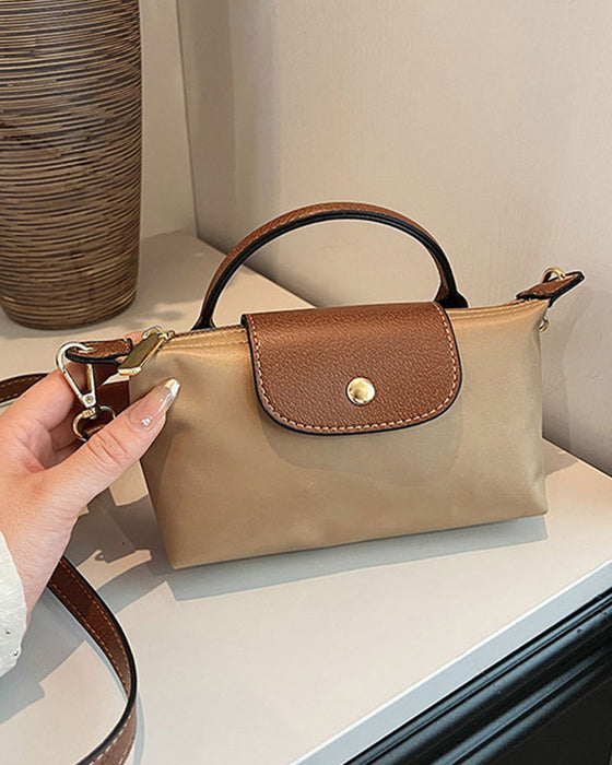 Tasche Damen Einfach Klappe Crossbody