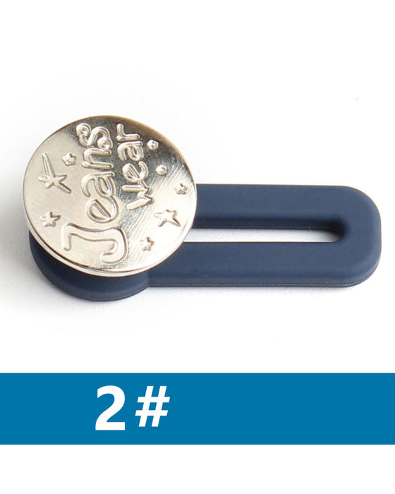 Federbelasteter Metall-Taillenverlängerungs-Knopf Für Jeans