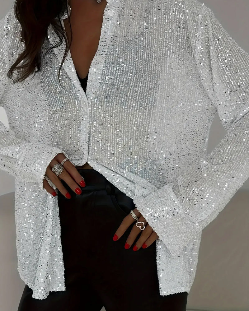 Hemd Revers Langarm Trendy