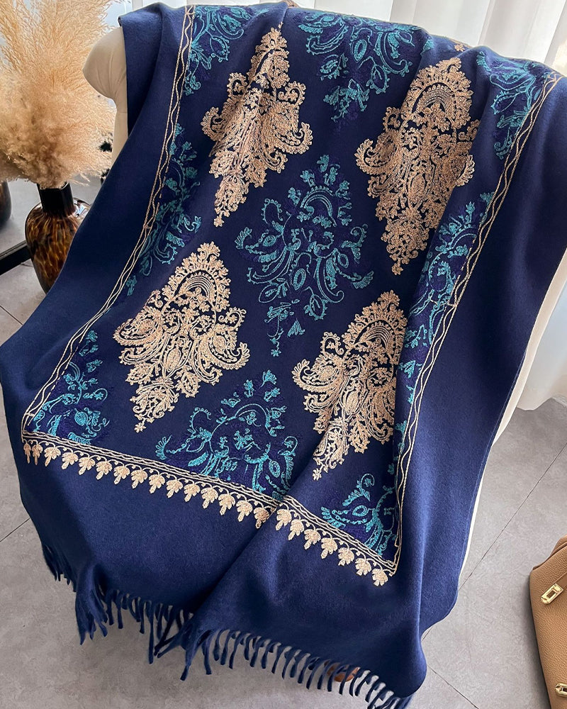 Bedruckter Fransen Langer Schal