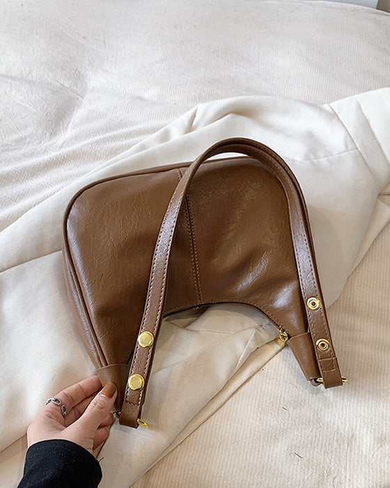 Tasche Gewachstes Leder Achsel