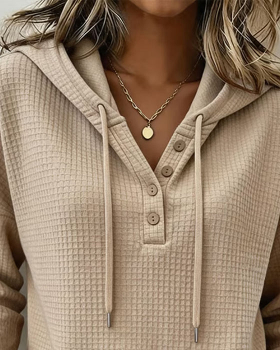 Hoodie Mode Henley