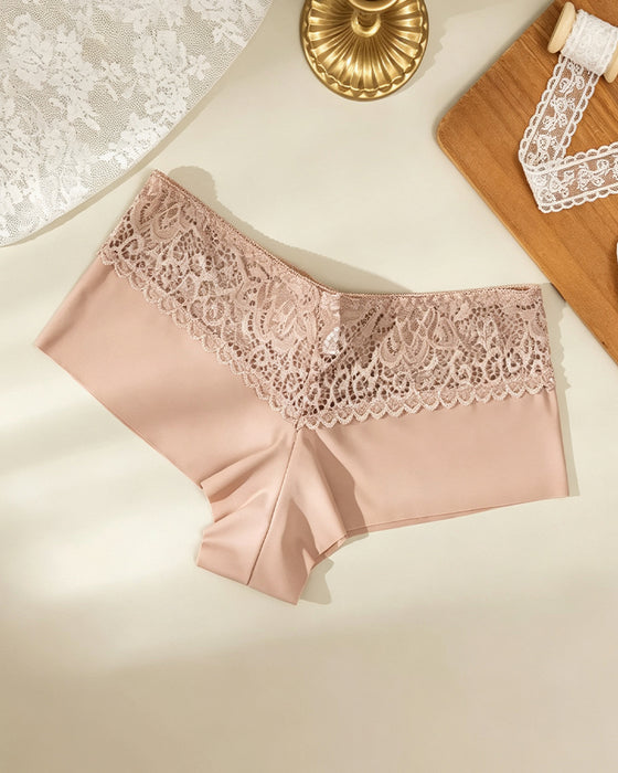 Dessous Atmungsaktiv Hohler Ausschnitt Damen Boxer