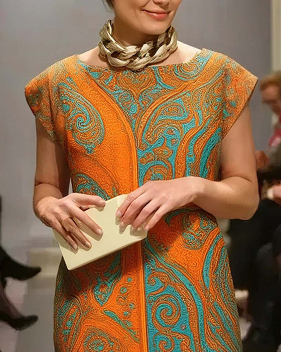 Kleid Lässig Flatterärmel Gerade