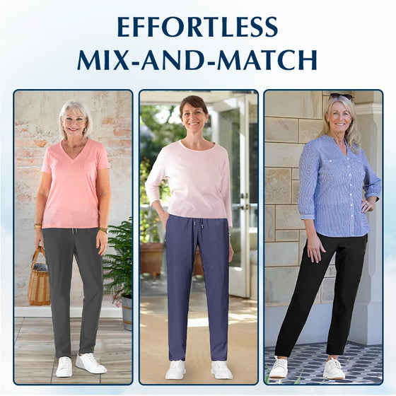Damenhosen Ultra Stretch EisSeide Komfort Casual