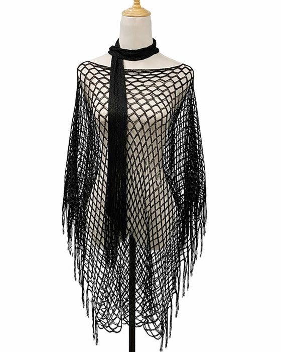 Pullover Franse Mesh Ausgeschnitten