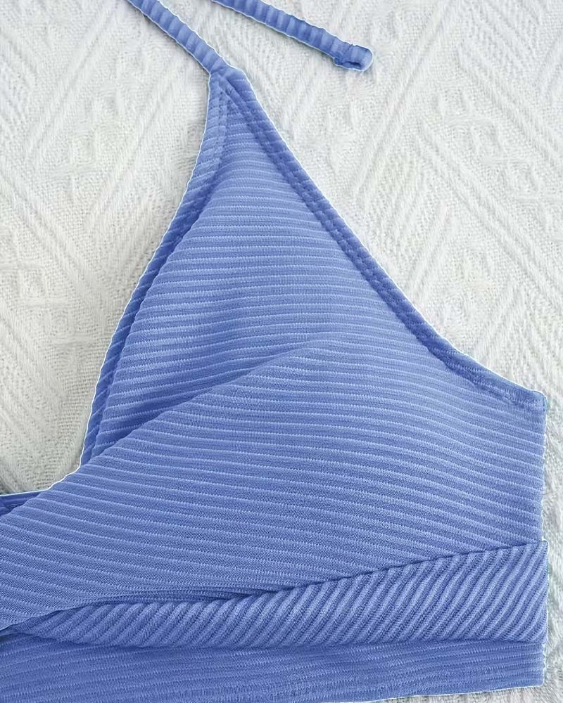Bikini Halter Hohe Taille