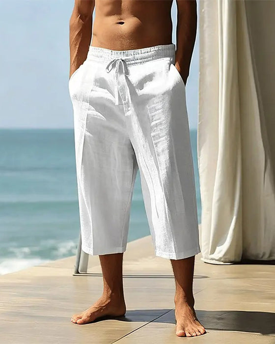Hose Herren Mode Kordelzug