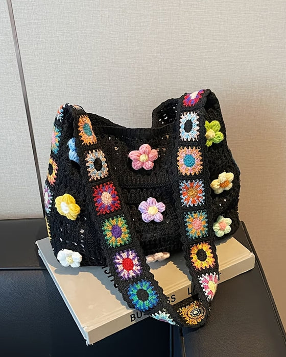 Tasche Frau'S Ethnisch Häkel Kreuzkörper