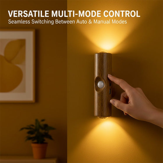 Doppelkopf Katzenauge Sensor Wandlampe