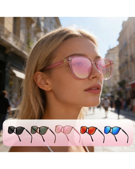 Sonnenbrille Großes Gestell Polarisiert