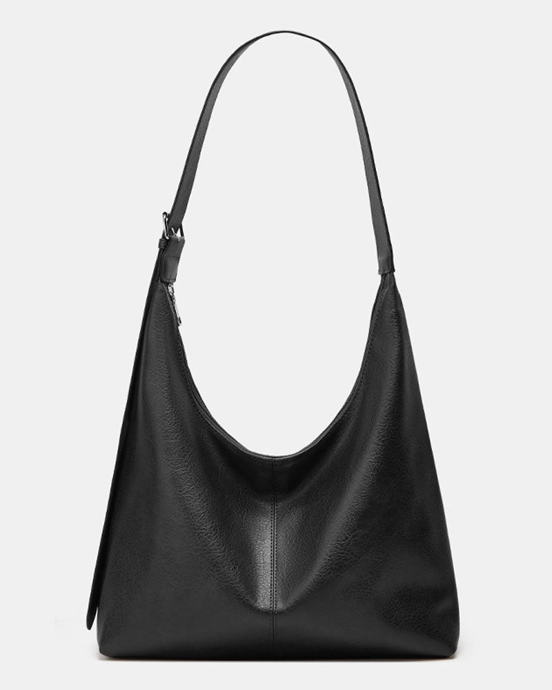 Tasche Damen Unifarben Pu Leder Schulter
