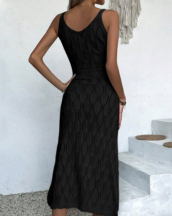 Kleid Einfarbig Sexy Bedeckung
