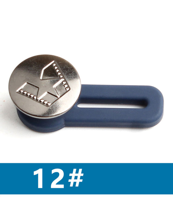 Federbelasteter Metall-Taillenverlängerungs-Knopf Für Jeans