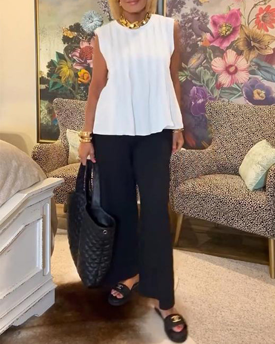 Vielseitige Camisole mit Eleganten Rüschenfalten