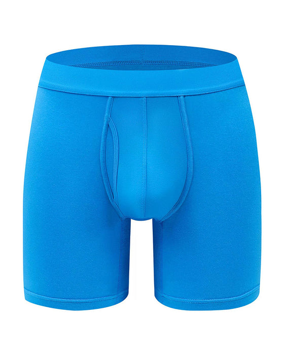 Herren Einfarbig Bambusfaser Dehnbare Boxershorts, Atmungsaktive Bequeme Unterwäsche Für Den Täglichen Gebrauch, Lässige Herren Unterwäsche Für Alle Jahreszeiten