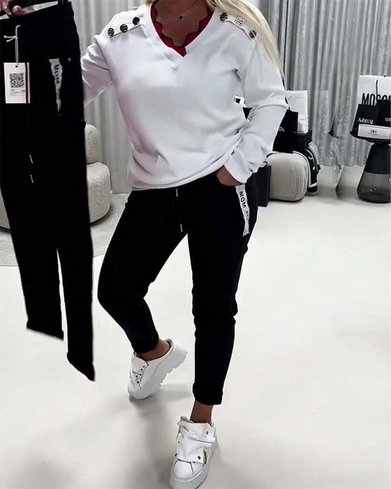 Hose Mode Stretch Kordelzug