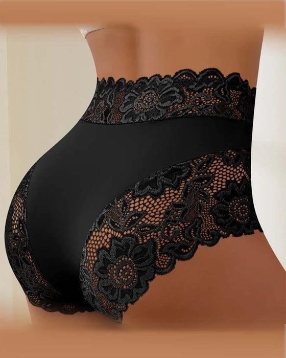 Einfarbige Spitzen‑Slips