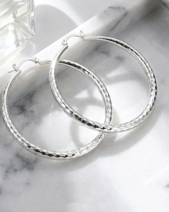 Ohrringe Damen Diamantgeschliffen