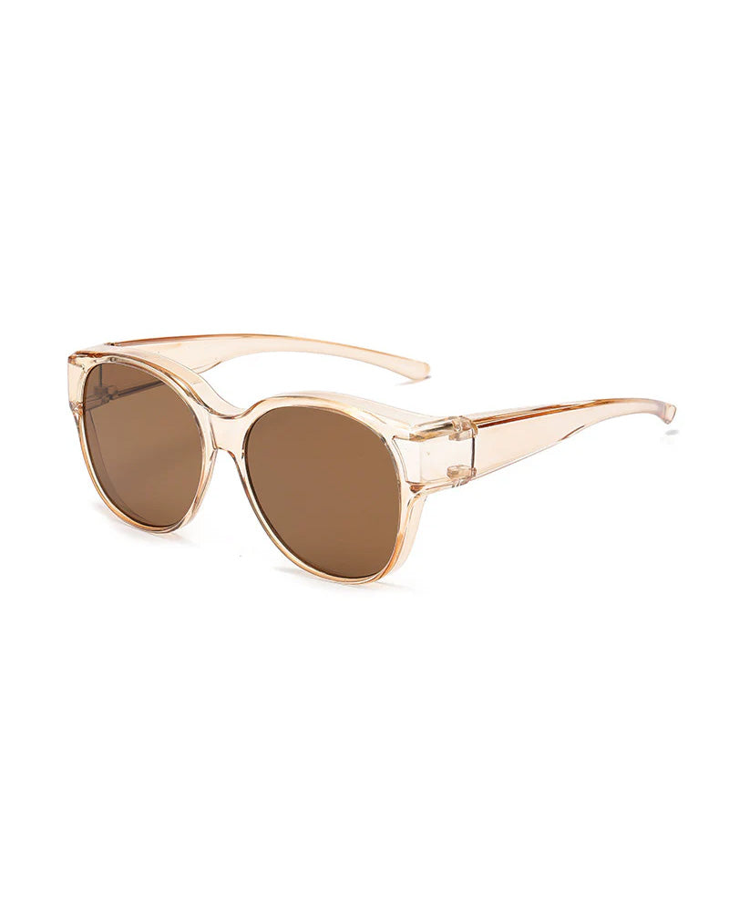 Polarisierte Uv400-Schutz Trendige Runde Sonnenbrille