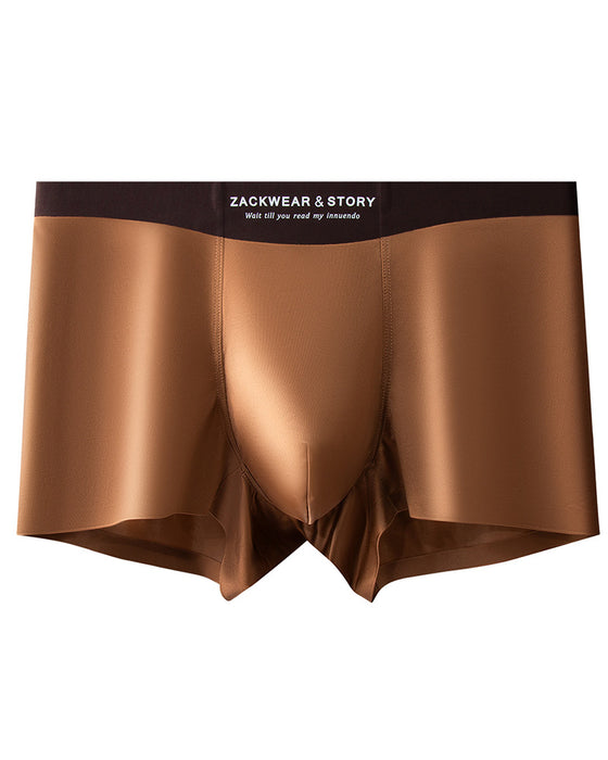 Herren Shorts Eisseide Atmungsaktive Boxershorts