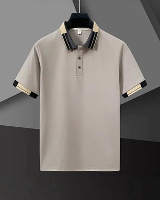 Hemd Farbblock Kurzarm Polo