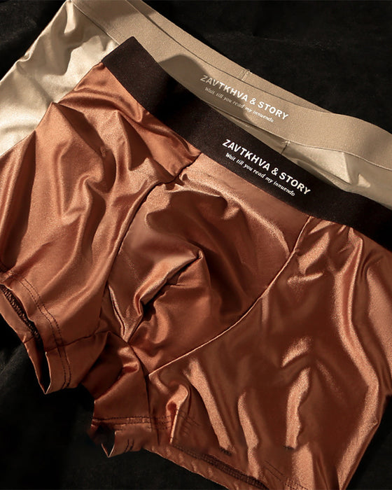 Luxus EisSeide Herrenboxershorts
