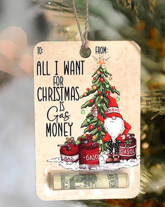 🎅💸 Handgefertigte Holz Geldhalter Geschenk