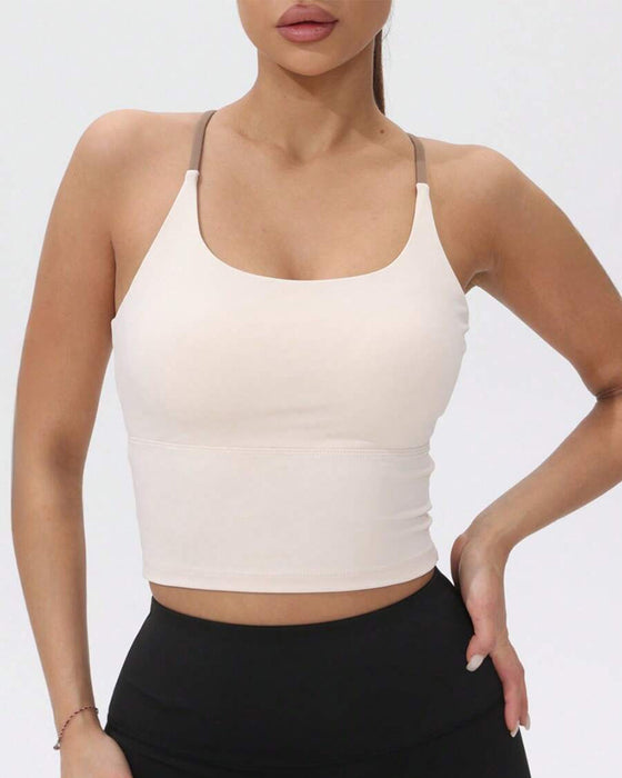 Sport-Tanktop mit integriertem Brustpolster