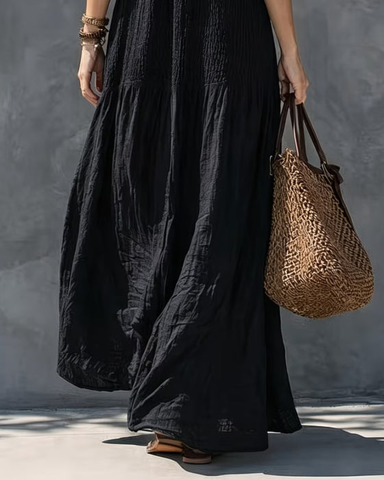 Kleid Spaghettiträger Einfarbig