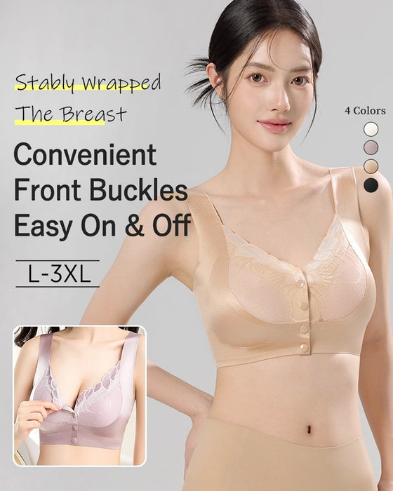 BH Frontverschluss Satin Spitze