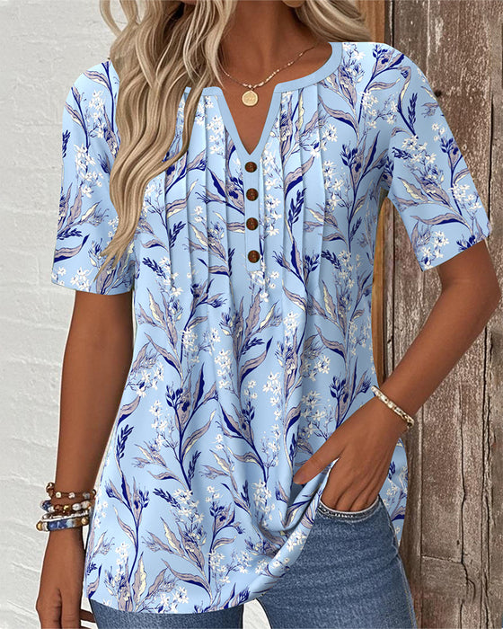 Bluse Fresh V-Ausschnitt