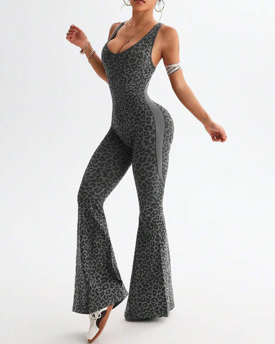 Formender Leopard-Yoganahtloser