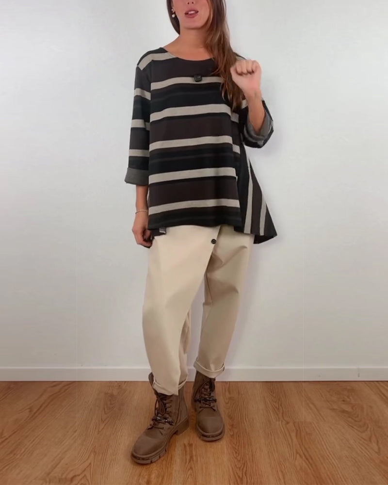 Hose Designer-Stil unregelmäßiger Schnitt Karottenform