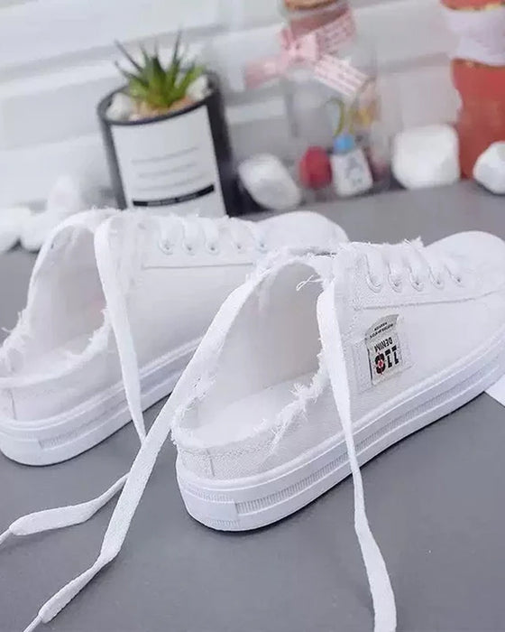 Flache Schuhe Schlüpfen Modisch